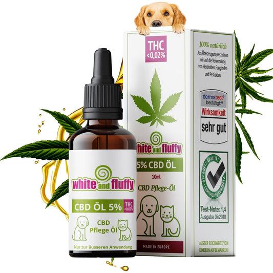 W&F CBD Öl Isolat Hanföl Tier